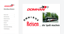 Desktop Screenshot of domhan-reisen.de